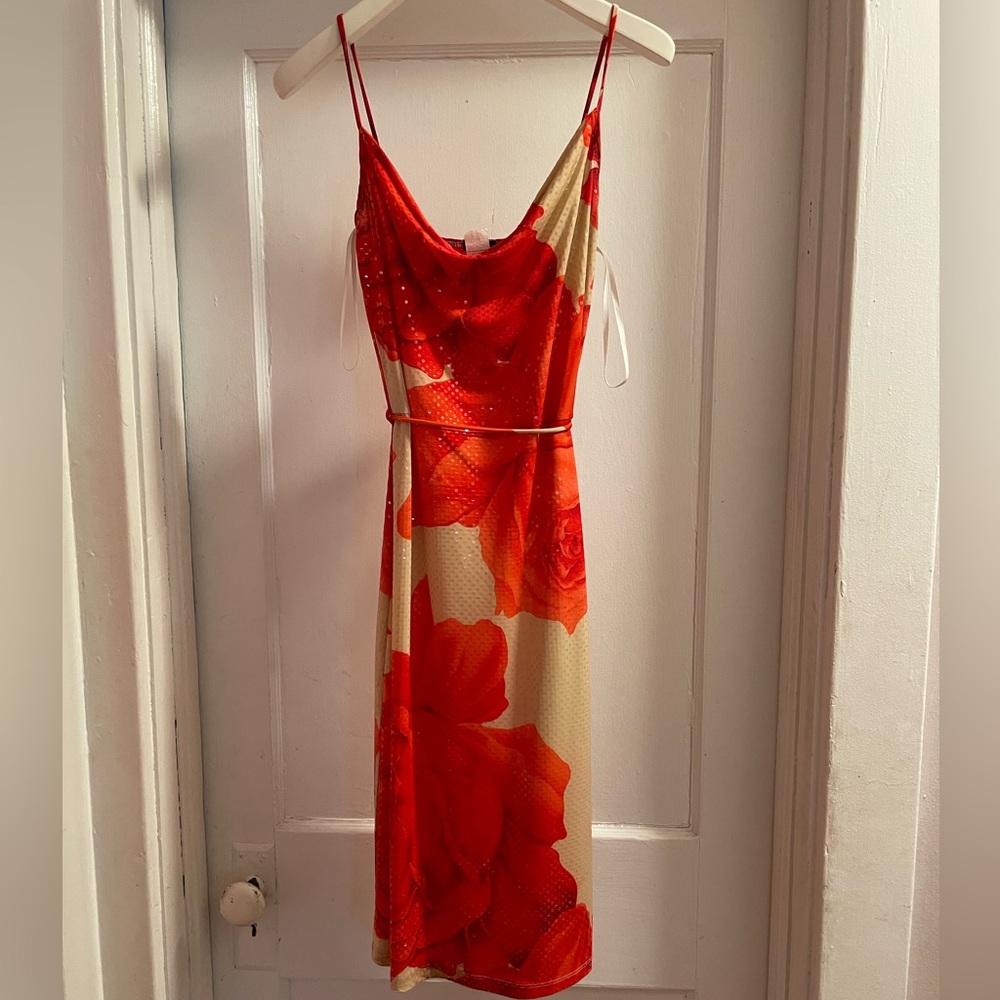 Cowl neck Bodycon Midi Dress